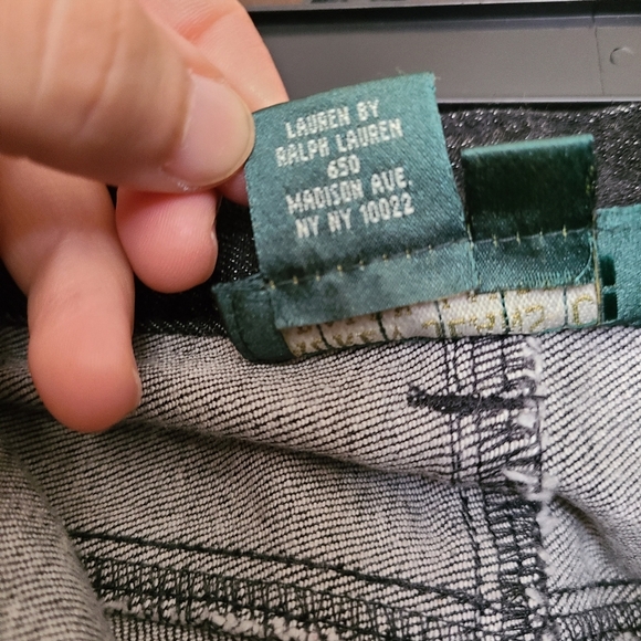 Lauren Jeans Co. Ralph Lauren Black Jeans Size 10 - Picture 3 of 10